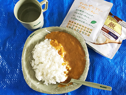 【避難時に丈夫で最低限の4人用食器セット】今日も匍匐前進