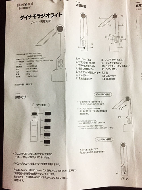 【Defendの防災セットRelief 1人用・購入時のレビュー】今日も匍匐前進